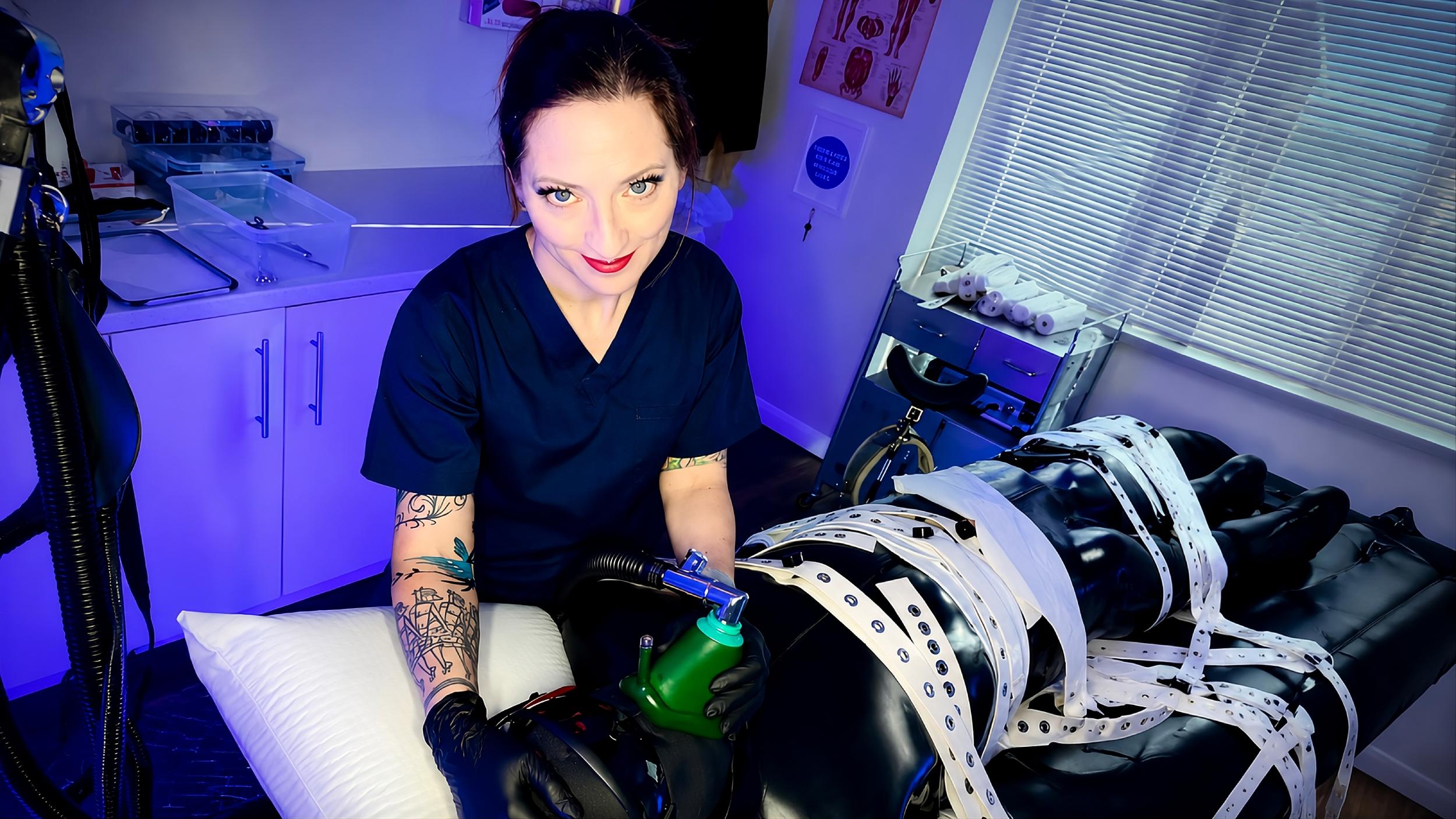 Miss Kitty fake submissive persona and forced BDSM posture in clinical review